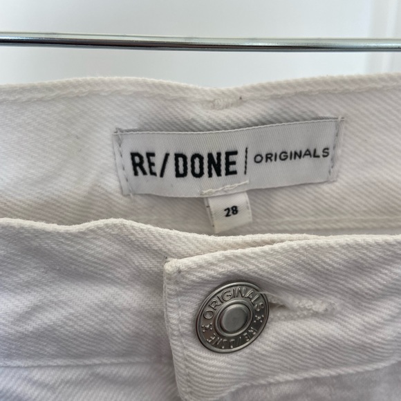 RE/DONE High rise Stove Pipe Jeans size 28 NWT - Picture 8 of 8